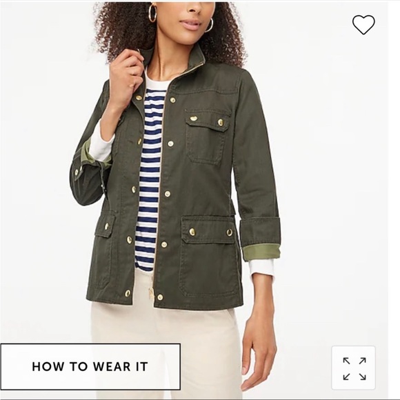 J. Crew Resin Coat / Field Jacket - Picture 10 of 11